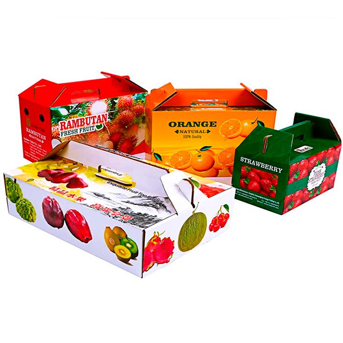 Купить картонные коробки для овощей и фруктов